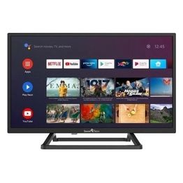 [ComeNuovo] Smart Tech Tv Led 24HA10T3 24 pollici Hd Smart tv Android 9.0 Quad Core 1G/8G Dolby Audio Bluetooth 2T2R Wi-Fi DVB-T2/C/S2 H.265