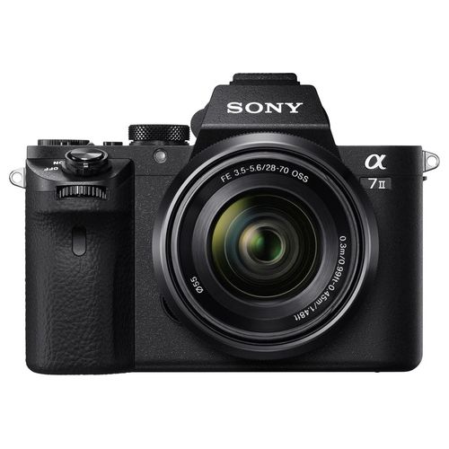 [ComeNuovo] Sony Alpha 7M2K Fotocamera Digitale Compatta con Obiettivo Intercambiabile, Sensore CMOS Exmor Full-Frame da 24,3 Megapixel, Obiettivo 28-70mm, Nero
