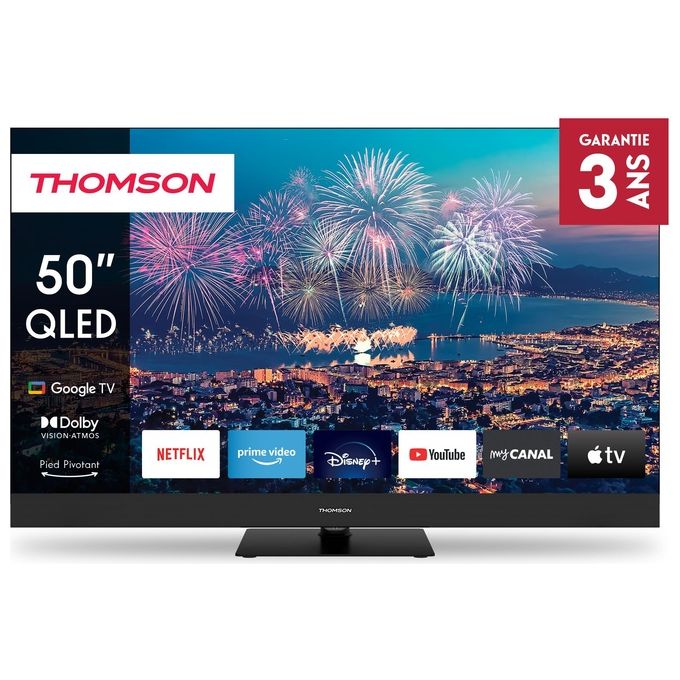 [ComeNuovo] Thomson 50QG6C14 Tv QLed Plus 50 Smart Google Front Speaker