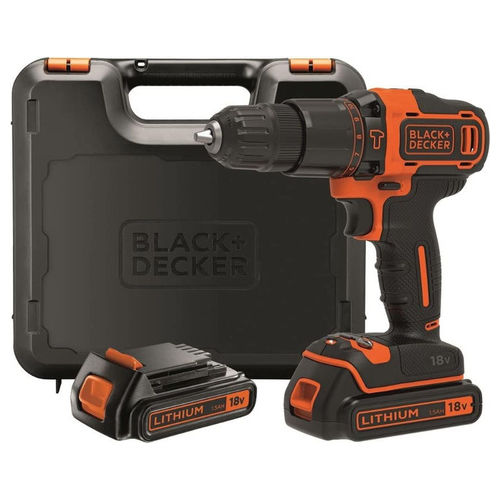 [ComeNuovo] Trapano Avvitatore Percussione batteria 18V Cordless Ricaricabile con Motore Brushless Velocità 0/1650 giri/min + Valigetta - BL188K-QW