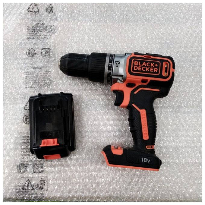 Image of [ComeNuovo] Trapano Avvitatore Percussione batteria 18V Cordless Ricaricabile con Motore Brushless Velocita' 0-1650 giri-min + Valigetta - BL188K-QW