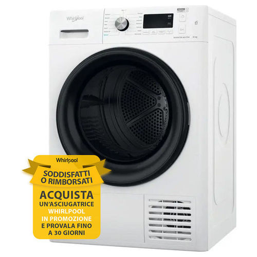 [ComeNuovo] FFTN M11 8X3B IT Asciugatrice Libera Installazione Caricamento Frontale 8Kg Classe Energetica A Bianco
