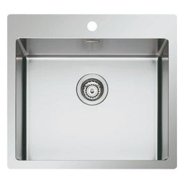 [ComeNuovo] Lavello 1 Vasca Rettangolare 51 cm Acciaio Inox