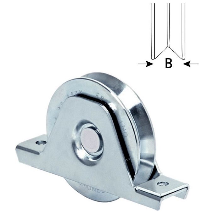 Comunello Ruota A Supp. Interno Gola V  Port. Kg. - 240	