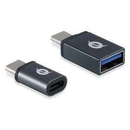 Conceptronic Adattatore OTG da Usb-C a Usb-A e Usb-C a Micro Usb