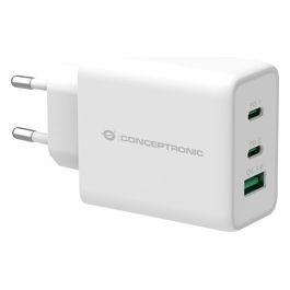 ALTHEA12W Caricabatterie 3 Porte 65W GaN USB PD Bianco