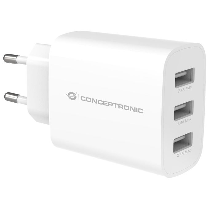 Conceptronic ALTHEA13W Caricabatterie per Dispositivi Mobili Universale Bianco Ac Interno