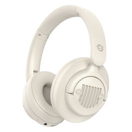ALVAH02C Cuffie Bluetooth Cancellazione Rumore Attiva 30h Crema Wireless