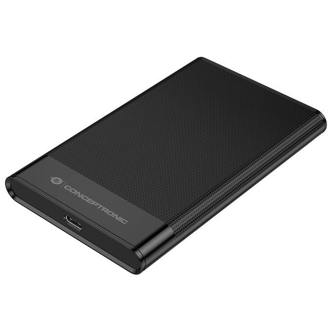Conceptronic Box Esterno HDD-SSD 2.5'' USB 3.2 10TB Nero Enclosure SATA