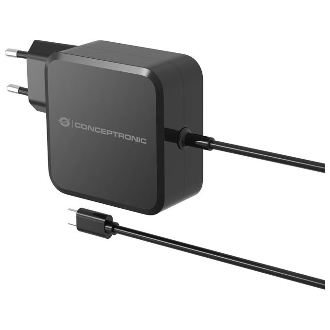 Image of Conceptronic Caricabatterie per Dispositivi Mobili Universale Nero AC Interno 100W