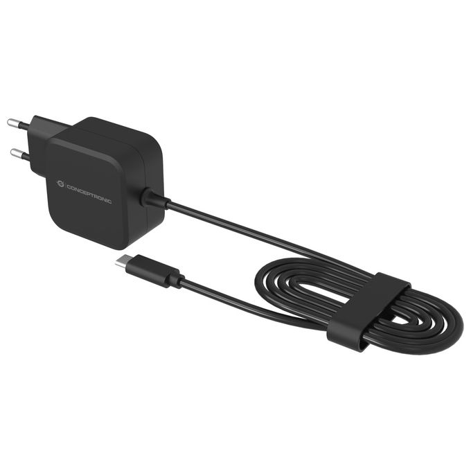 Image of Conceptronic Caricabatterie per Dispositivi Mobili Universale Nero AC Interno