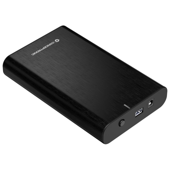 Conceptronic DANTE02B Contenitore di Unita' di Archiviazione Box Esterno Hdd/Ssd Nero 2.5/3.5''