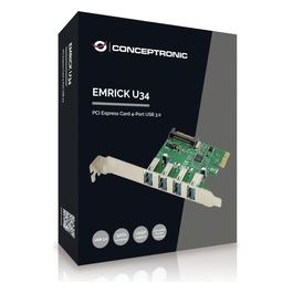 EMRICK02G Pci Express Card 4 Porte Usb 3.0