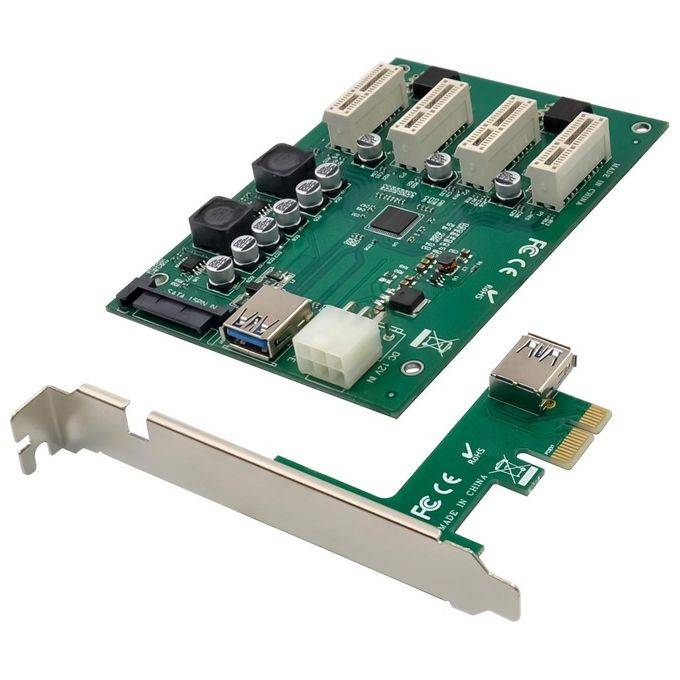 Conceptronic EMRICK10G Scheda di Interfaccia e Adattatore Interno PCIe