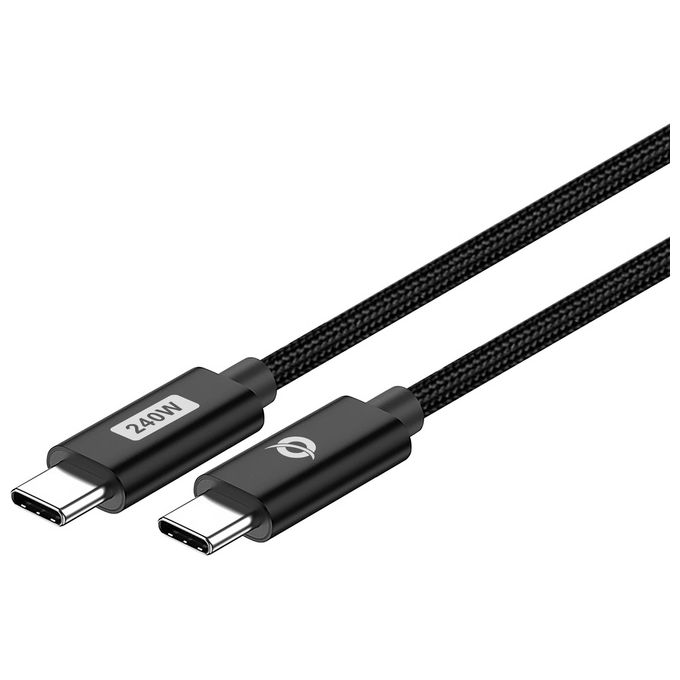 Conceptronic ETTA03B20 Cavo Usb Usb 2.0 2mt Usb C Nero
