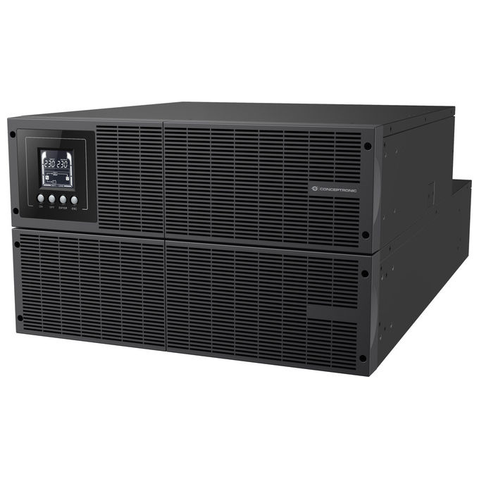 Conceptronic Gruppo di Continuita' UPS 6000VA 6000W Doppia Conversione Online Zeus51E6K