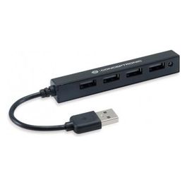 Conceptronic HUBBIES05B Hub di Interfaccia Usb 2.0 480Mbit/s Nero