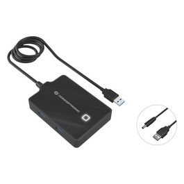 HUBBIES11B Replicatore di Porte e Docking Station per Laptop Usb 3.2 Gen 1 (3.1 Gen 1) Type-a Nero