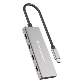 Conceptronic HUBBIES16G Hub di Interfaccia USB 3.2 Gen 2 Type-C 10000 Mbit/s Grigio