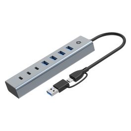 HUBBIES20G Hub di Interfaccia Usb 3.2 Gen 1 (3.1 Gen 1) Type-c 5000 Mbit/s Grigio