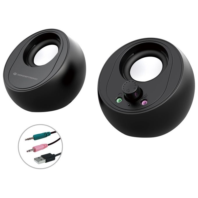 Conceptronic Mini Speaker 2.0 Black Jack 3.5 Bluetooth