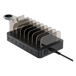 OZUL02B Caricabatterie 8 Porte 75W Usb Power Delivery Charging Station