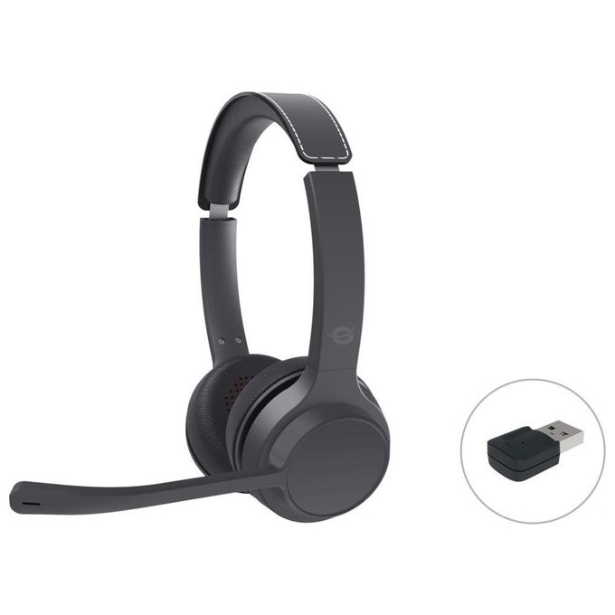 Image of Conceptronic POLONA04BA Cuffie con Cavo e Senza Cavo a Padiglione Musica e Chiamate Usb Tipo-c Bluetooth Nero
