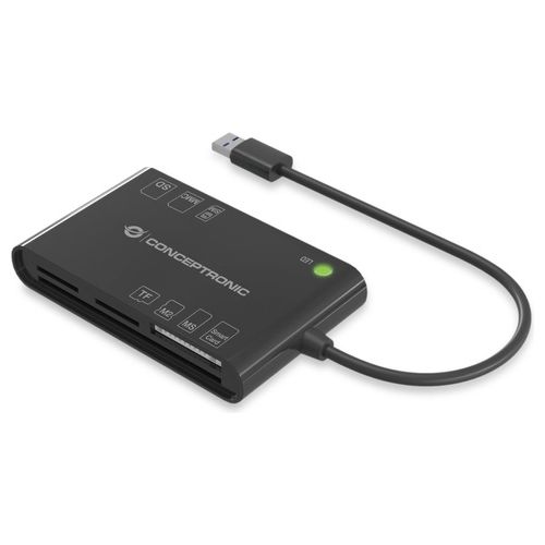 Conceptronic Smart ID Card Reader All-In-One nero