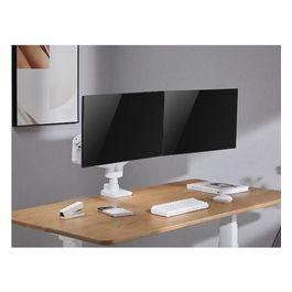 Supporto da Tavolo per Monitor a Schermo Piatto 35" Bianco Scrivania