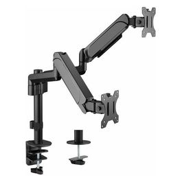 Conceptronic Supporto da Tavolo per Tv a Schermo Piatto 32" Morsa Nero