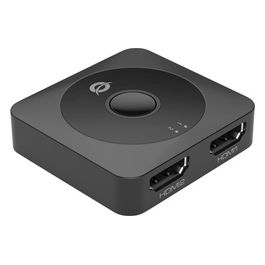 Switch HDMI 2.0 Bidirezionale 2 Porte 4K Nero - Supporto DTS e Dolby