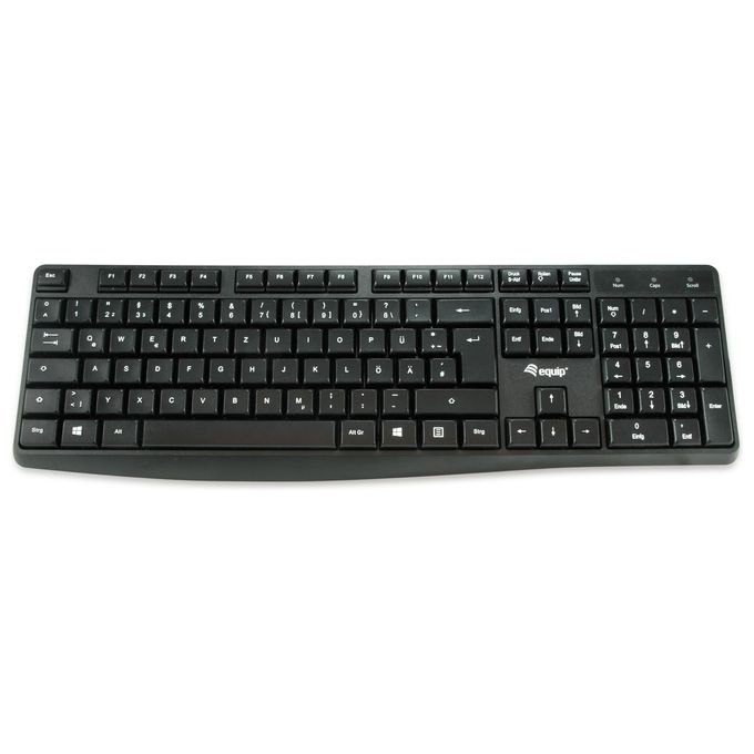 Conceptronic Tastiera Usb QWERTY Italiano Nero