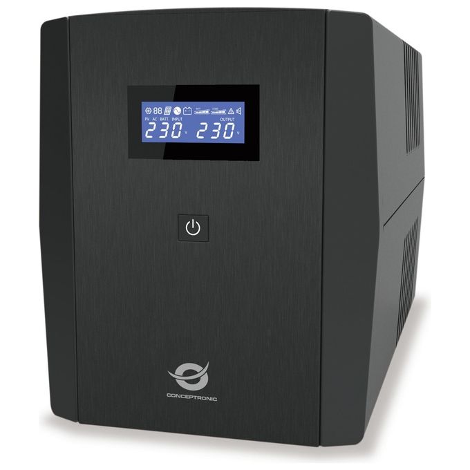 Conceptronic ZEUS03EM Gruppo di Continuita' UPS a Linea Interattiva 1200 VA 720W 5 Prese AC