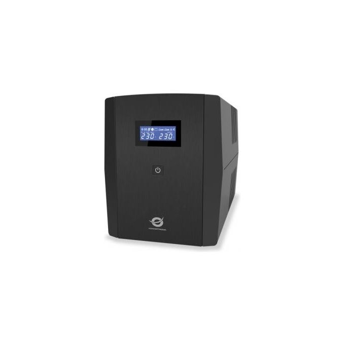 Conceptronic ZEUS04E Gruppo di continuita' a linea interattiva 2200 VA 1320 W 6 prese IEC USB Ethernet Nero