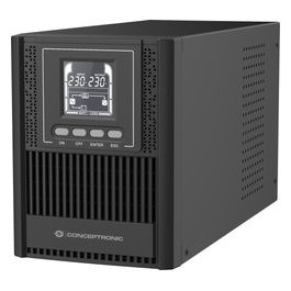 ZEUS52E1K UPS Doppia Conversione 1 kVA 900W 4 Prese LCD Gruppo Continuità