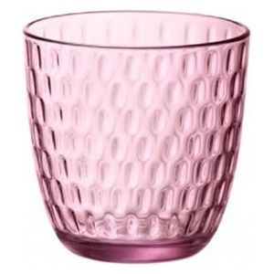 Bormioli Rocco 6 Bicchieri da acqua Slot rosa 29 cl