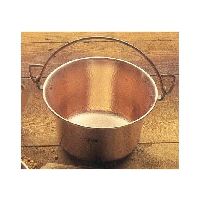 Conotter Paiolo Rame Manico ad Arco Liscio 32cm