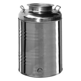 Contenitore Acciaio Inox Per Olio Vari Lt.50