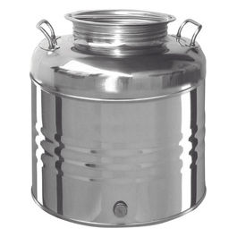 Contenitore Acciaio Inox Per Olio Vari Lt.30