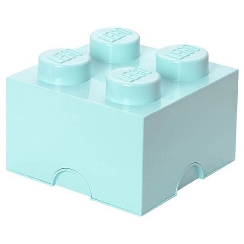 Contenitore LEGO Brick 4 Azzurro Acqua 