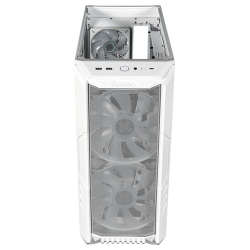 Cooler Master Case HAF500 Mid-Tower E-Atx Argb Side Panel Bianco