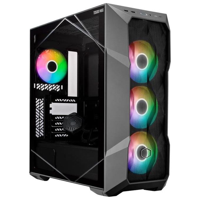 Cooler Master Case Td500 mesh pre Assemblato con Dissipatore 360 sul Frontale (radiatore Custom)  psu atx