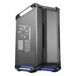 Cooler Master COSMOS C700P Black Edition Pc Case RGB in Acciaio Finitura Matte con Doppio Panello Laterale in Vetro Temperato Curvato Struttura Modulare 2.0 e Ottimo Spazio Hardware Full Tower