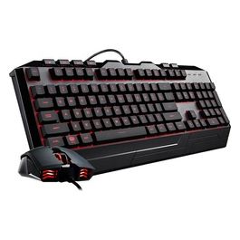 Devastator 3 RGB Kit Tastiera Membrana e Mouse Ottico 2400DPI Usb Layout IT Nero