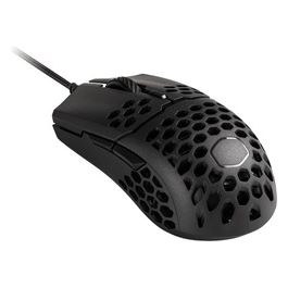 Cooler Master MM710 Mouse Gaming Ultraleggero 53g Cavo Flessibile - Sensore Ottico16000 DPI, Membrane Omron 20 Milioni Clic, Piedini PTFE Glide Liscio, Struttura Nido d'Ape – Nero Opaco