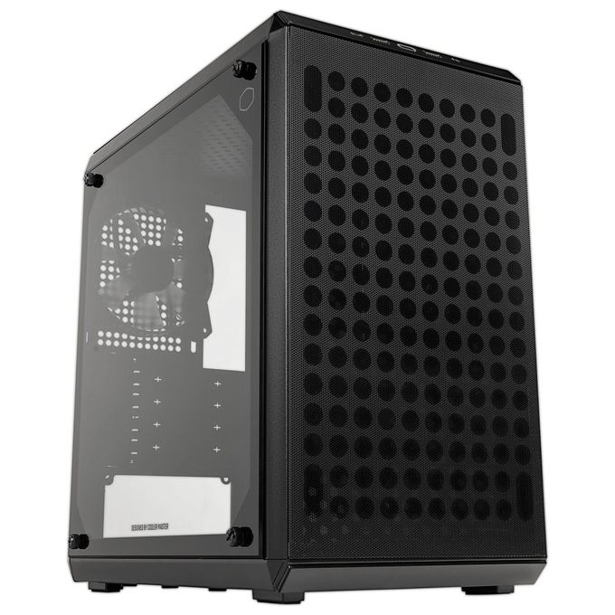 Cooler Master MasterBox Q300L V2 Case Mini-Tower Matx 1 Ventola Posteriore 120mm Pannello Vetro Temperato Routing Pulito Opzioni Raffreddamento Multiple e Usb 3.2 Gen 2x2 Type-c 20 Gb-s