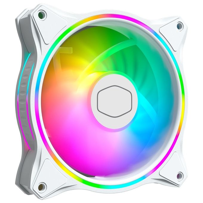 Image of Cooler Master MasterFan MF120 Halo 3in1 bianco Edition Ventilatore 12cm Bianco 3 Pezzi