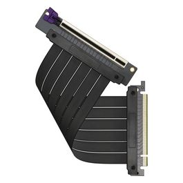 MasterAccessory - Cavo riser PCIe 3.0 x16 V2, schermato EMI, cavo TPE ultra flessibile, slot PCI rinforzato, connettori dorati, custodia protettiva in ABS, 200 mm