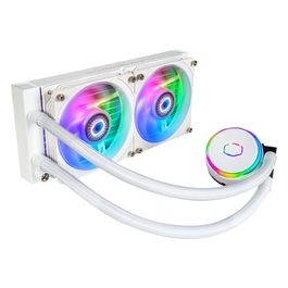 Cooler Master MLY-D24M-A23PZ-RW Dissipatore MasterLiquid Pl240 Flux White Edition Argb Liquid Cooler Dissipatore