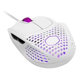 Cooler Master MM720 RGB-LED Claw Grip Wired Gaming Mouse Ultra Lightweight 49g Honeycomb Shell 16000 DPI Optical Sensor Glossy White